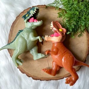 Dominion Heroes of Goo Jit Zu Jurassic World Squishy T Rex Dinosaurs Moose Chomp